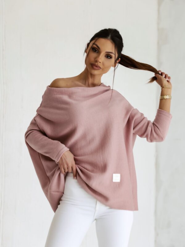 Sweter FLAMINGO me gusta brudny róż