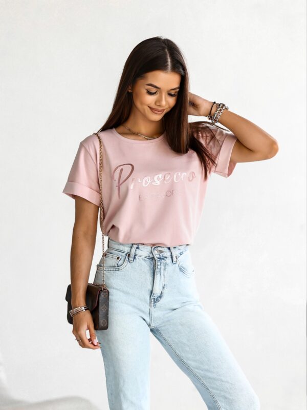 T-shirt Prosecco - róż